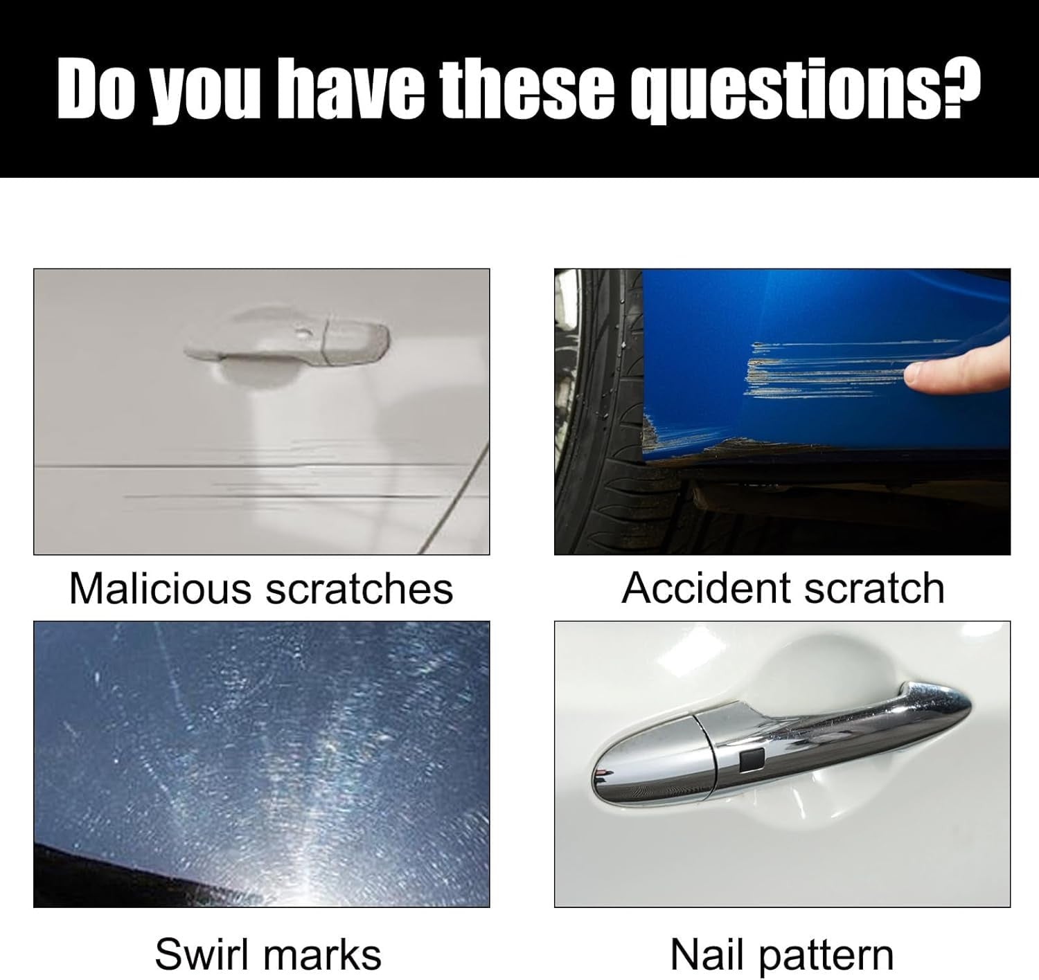 Car Scratch Repair Paste with Sponge | Deep Scratch Remover & Car Polish Tool for Paint Restoration