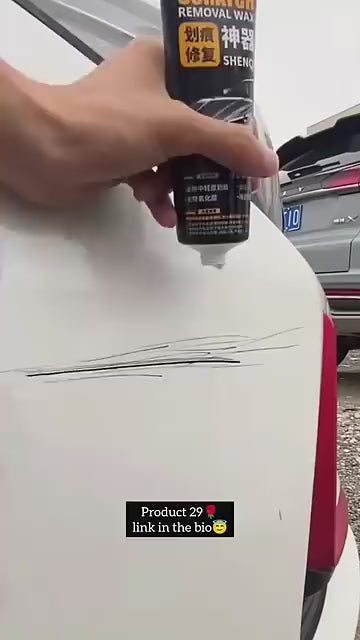 Car Scratch Repair Paste with Sponge | Deep Scratch Remover & Car Polish Tool for Paint Restoration