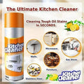 Orange Kitchen Cleaner Spray | Multi-Purpose Foam Cleaner for Grease & Stain Removal | All-Purpose Kitchen Cleaning Detergent (pack of 2)