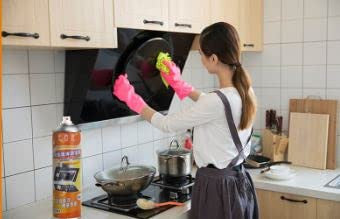 Orange Kitchen Cleaner Spray | Multi-Purpose Foam Cleaner for Grease & Stain Removal | All-Purpose Kitchen Cleaning Detergent (pack of 2)